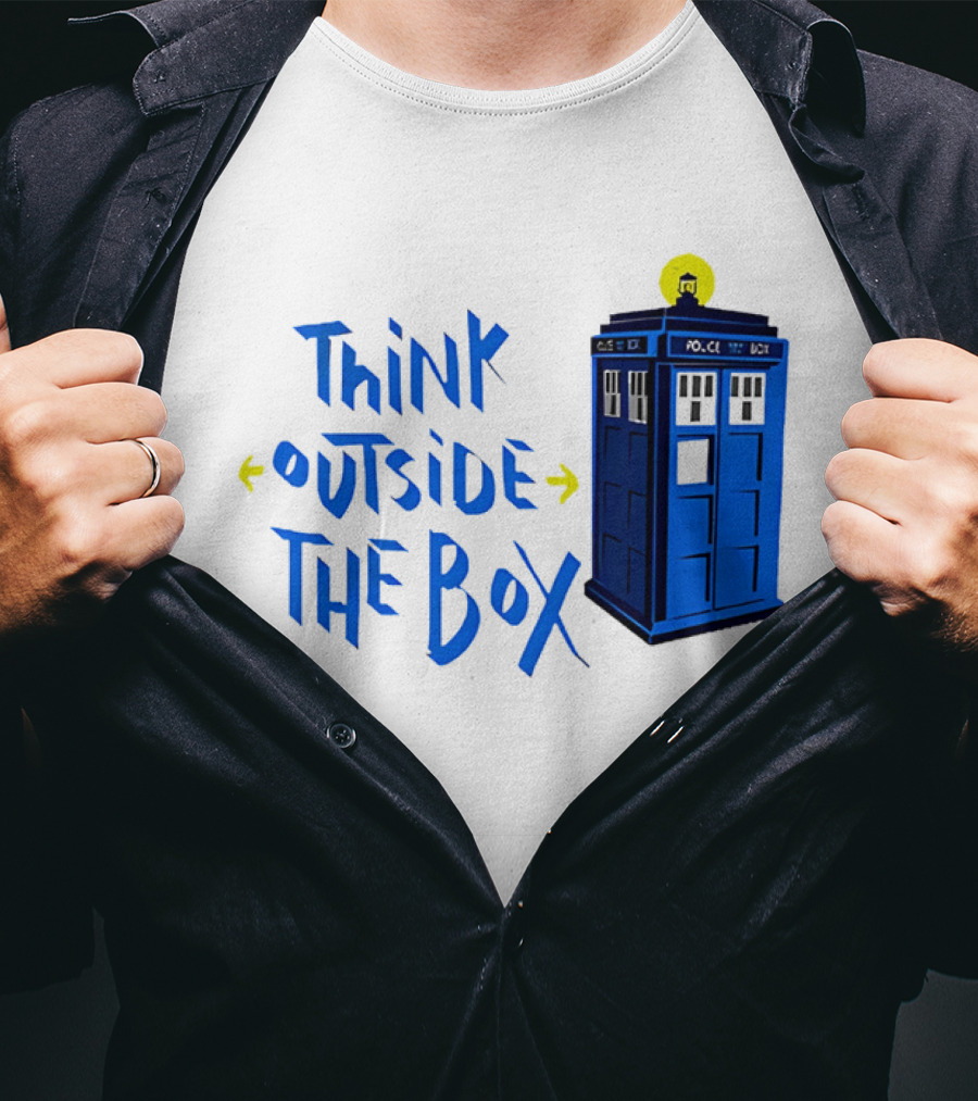Think Outside The Box Doctor Who Tardis T-Shirt