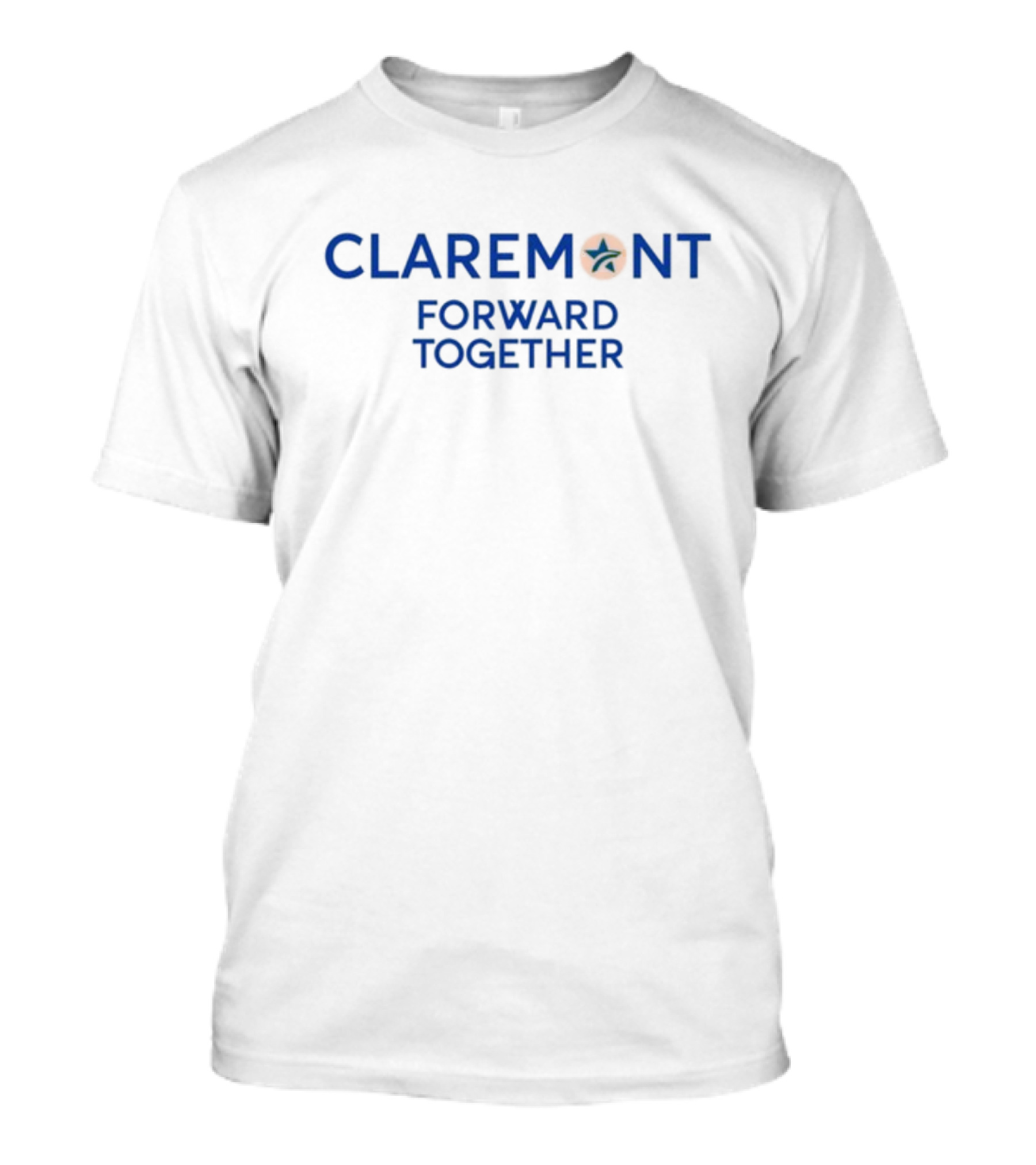CLAREMONT Forward Together Star Circle Icon T-Shirt
