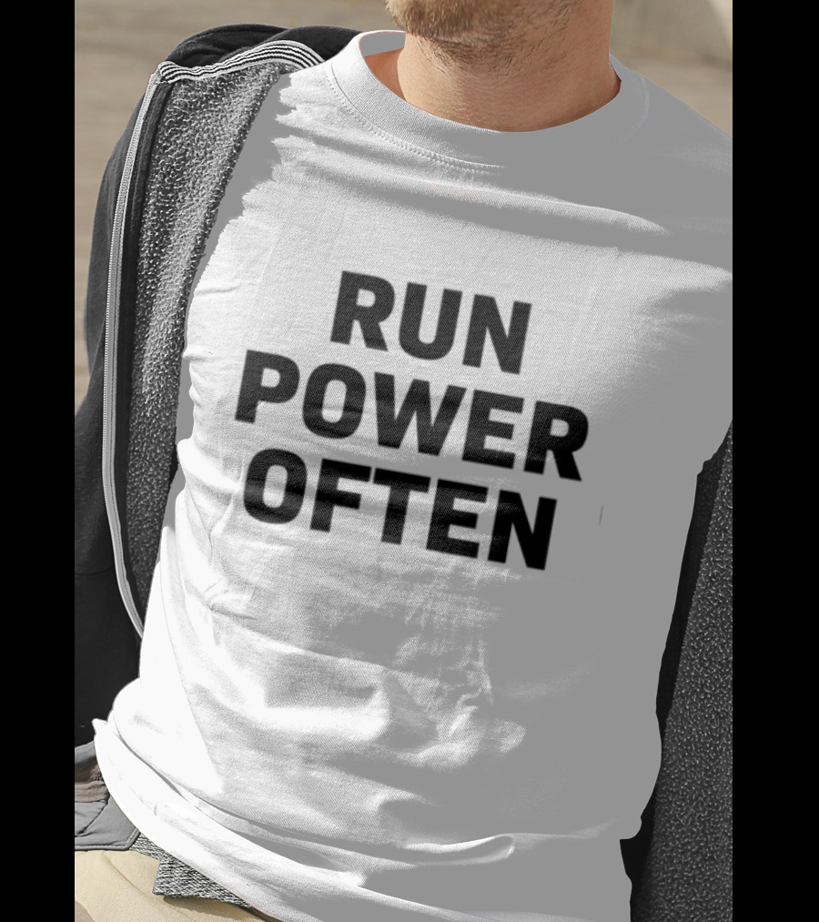 Coach Tom Yashinsky Run Power Often Football And Wings Illustration T-Shirt