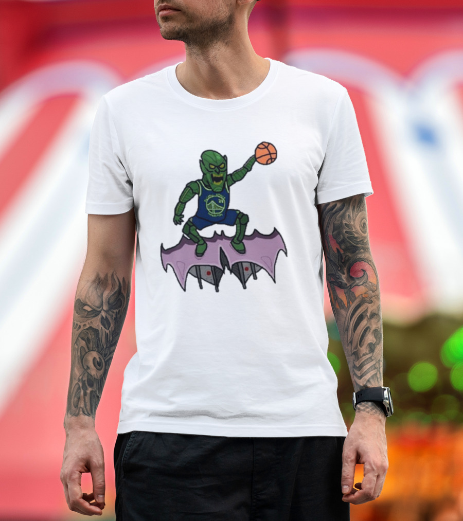 Golden State Warriors Draymond Green Goblin Basketball Crossover T-Shirt