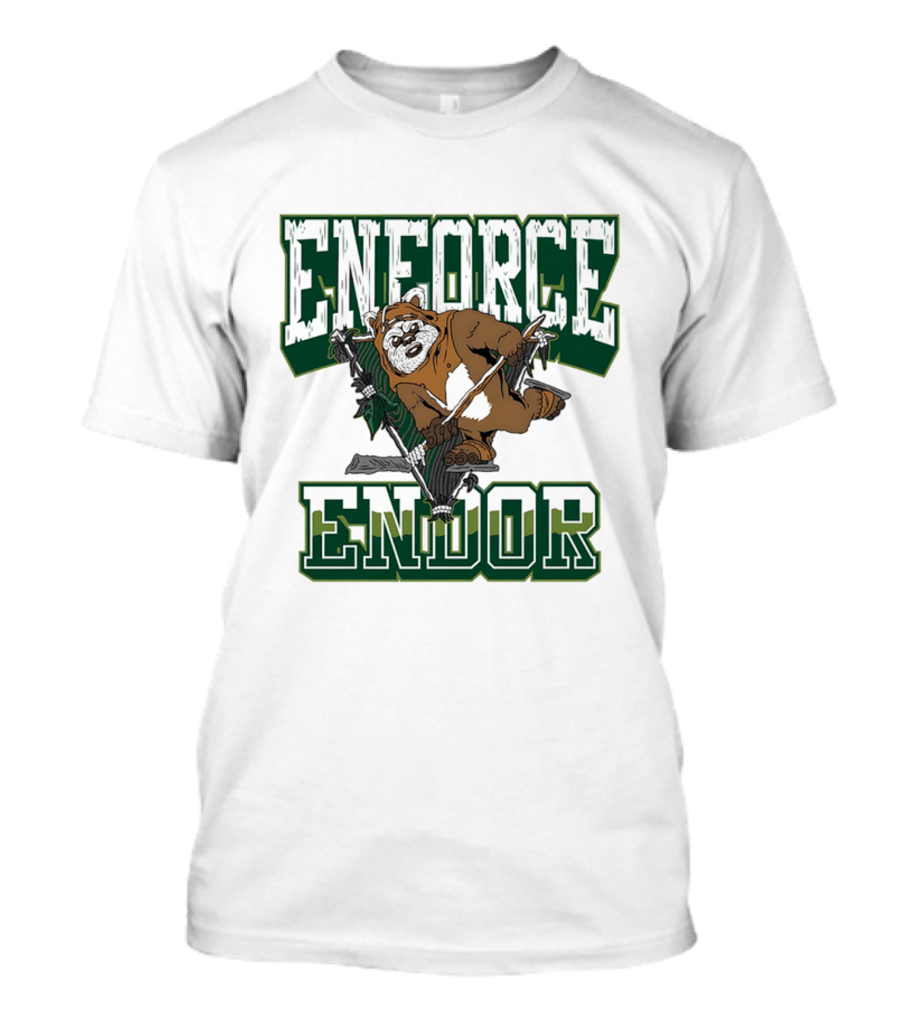 Enforce Endor Hockey Ewok Warrior T-Shirt