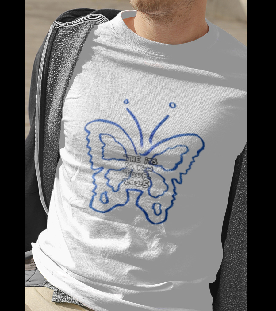 Girls Like Boys Who Listen To Grace Enger Blue Butterfly T-Shirt
