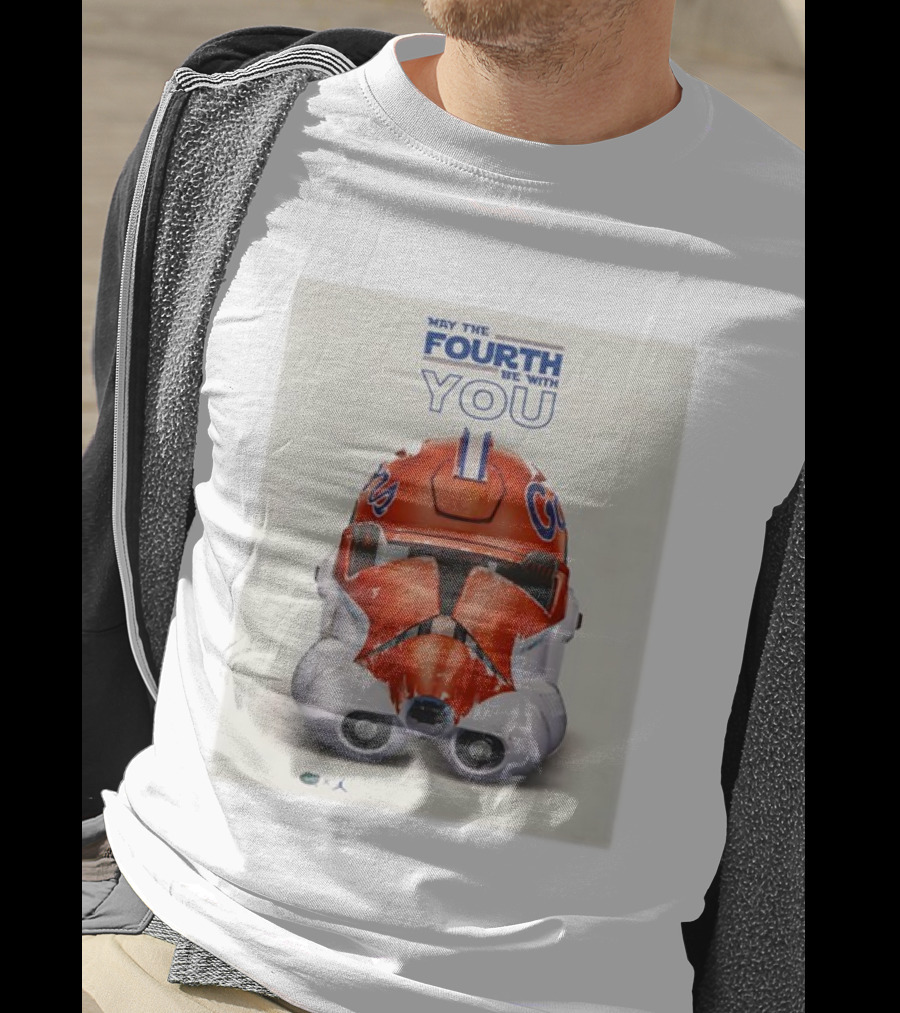 May The Fourth Be With You Florida Gators Helmet T-Shirt