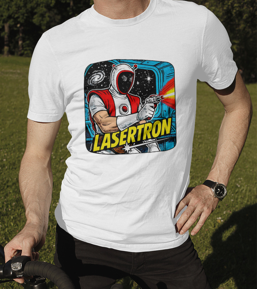 Héctor Guerrero Professional Wrestler Lasertron Space Adventure T-Shirt