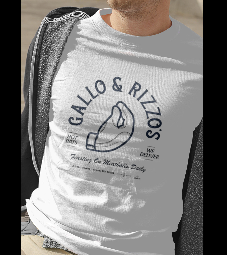 Gallo & Rizzo’s Daily Feasting On Meatballs With Glove Illustration T-Shirt