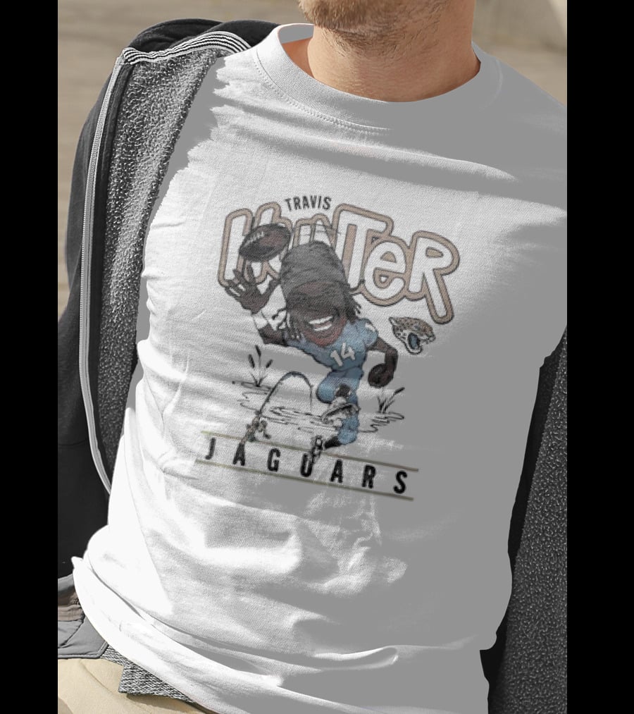 Big Hunter Jaguars Running Football 14 T-Shirt