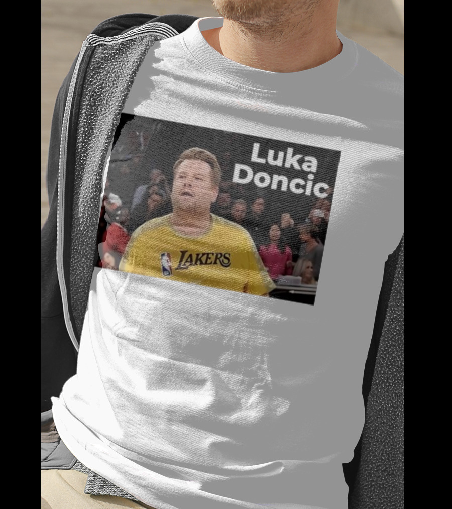 Luka Doncic James Corden Lakers NBA Fan T-Shirt