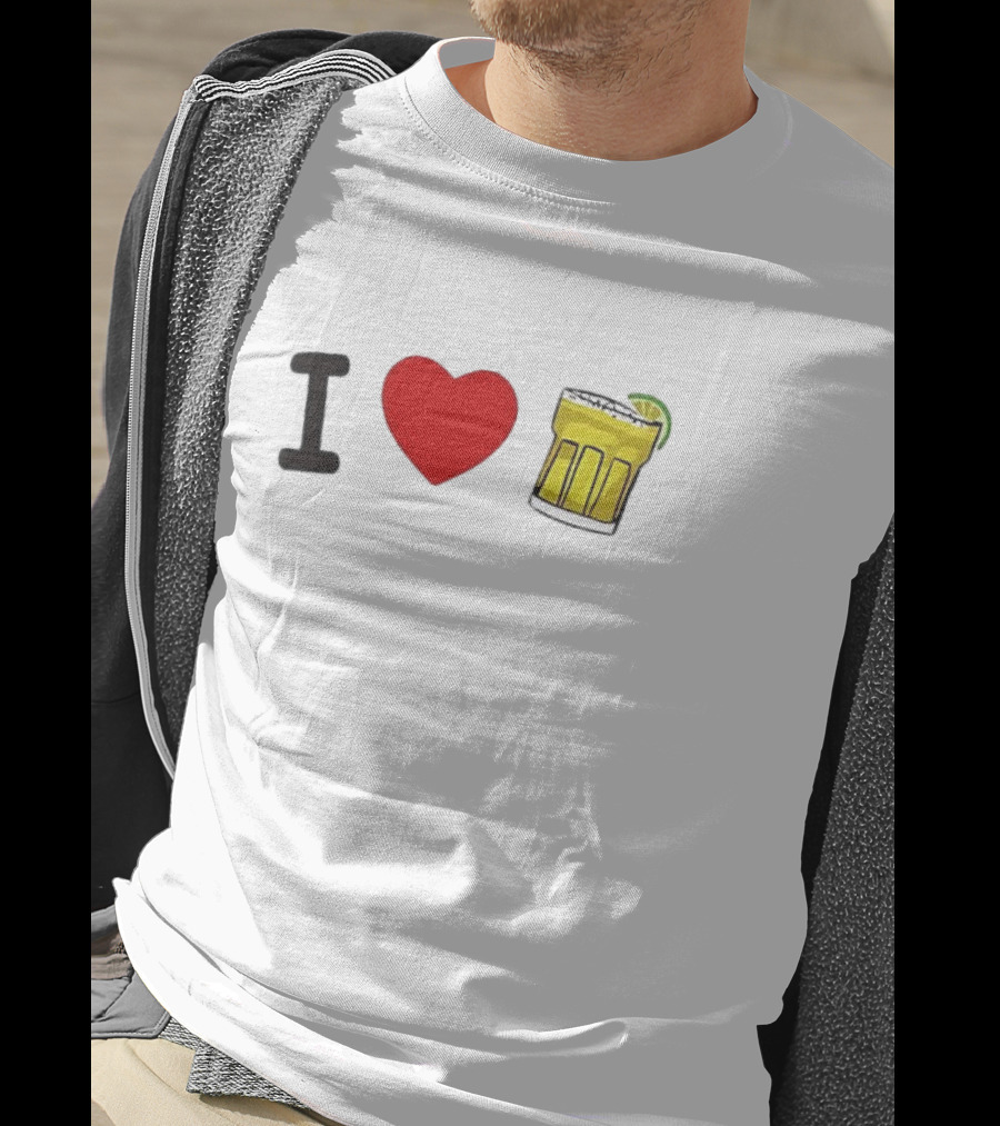 I Love Margarita Lime Cocktail T-Shirt