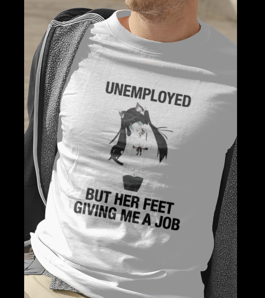 Unemployed But Her Feet Giving Me A Job Lilith's Silhouette T-Shirt
