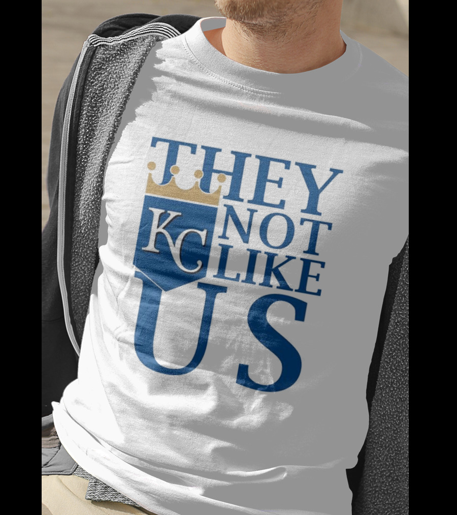 They Not Like Us KC Royals Crown Icon T-Shirt
