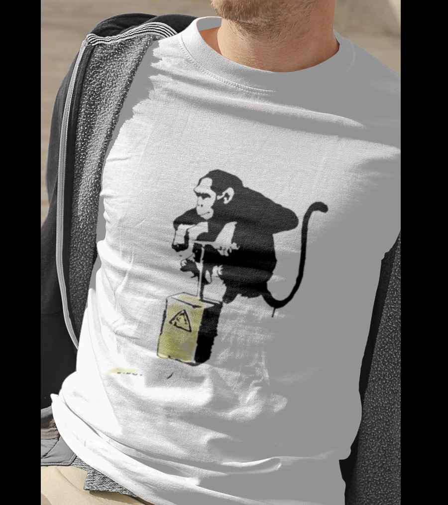 Lex Luthor Bricks Bomb Banana Banksy Influenced T-Shirt