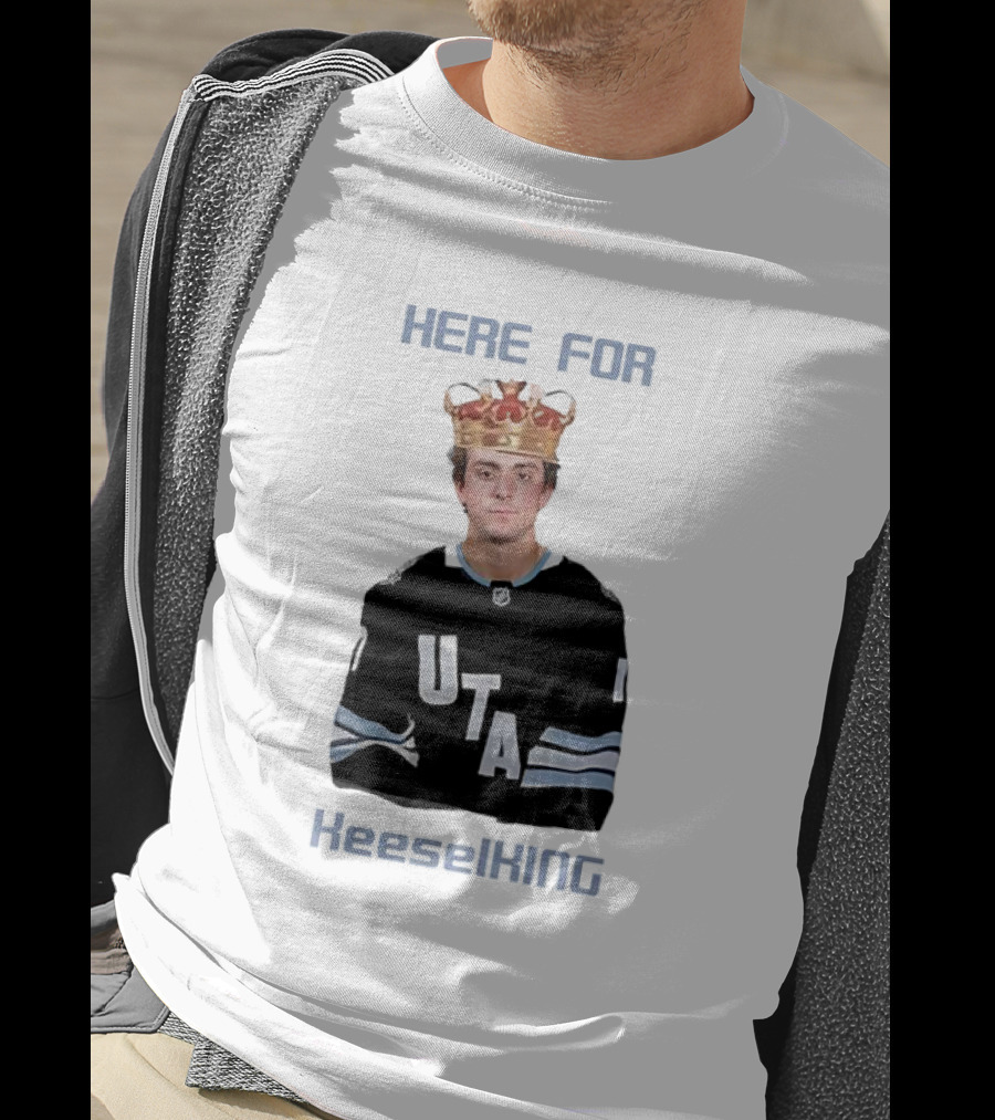 Here For Kesselking Crowned Hockey Player T-Shirt