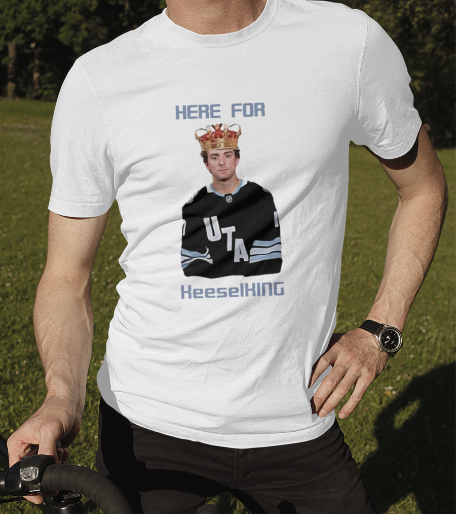 Here For Kesselking Crowned Hockey Player T-Shirt