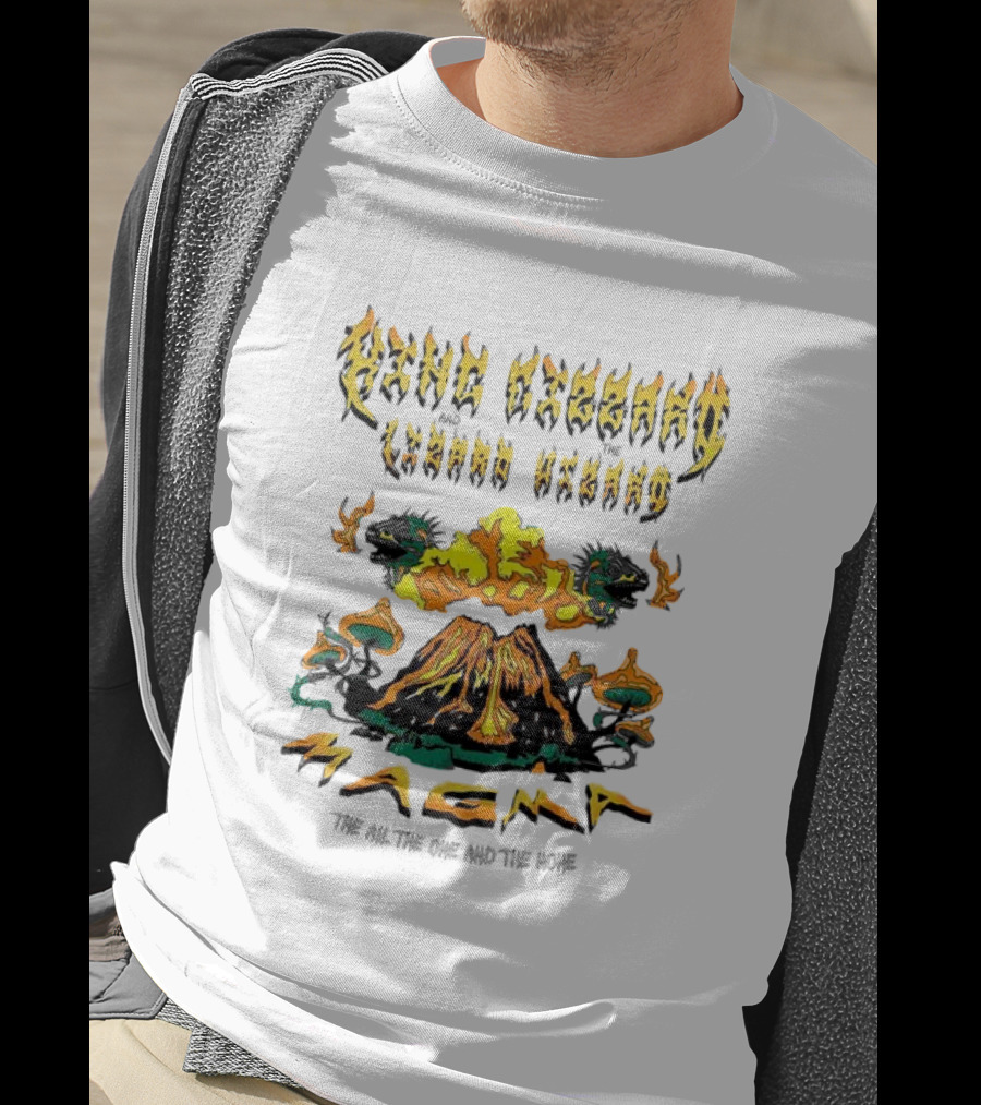 King Gizzard Lizard Wizard Magma Volcanic Imagery T-Shirt