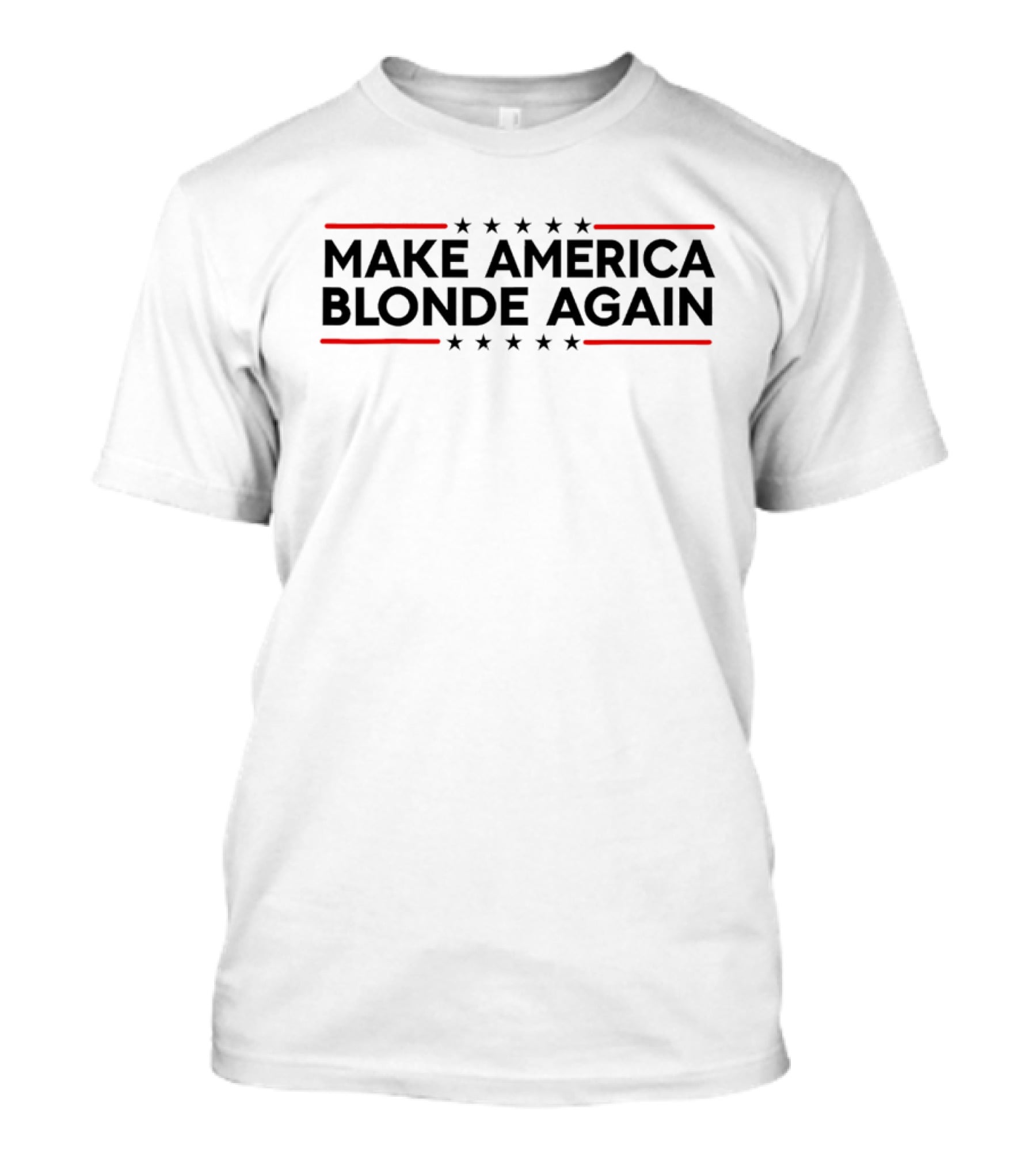 Make America Blonde Again Stars And Stripes T-Shirt