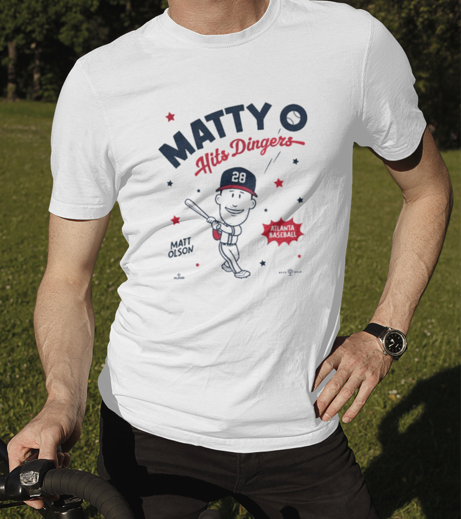 Matty O Hits Dingers Matt Olson Atlanta 28 T-Shirt