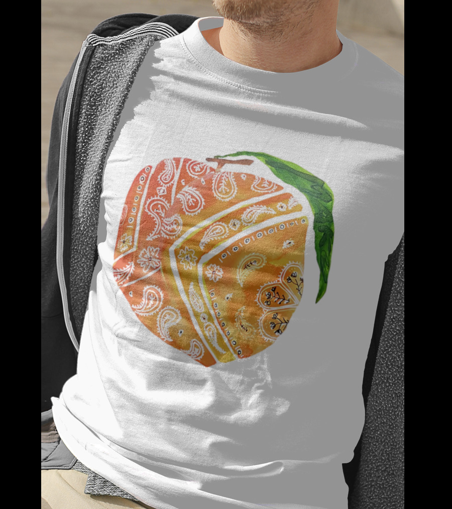 Peach Paisley Pattern Please T-Shirt