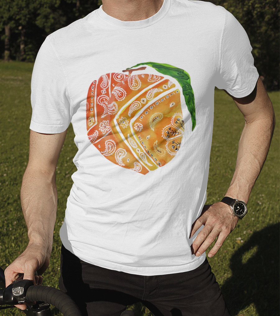 Peach Paisley Pattern Please T-Shirt
