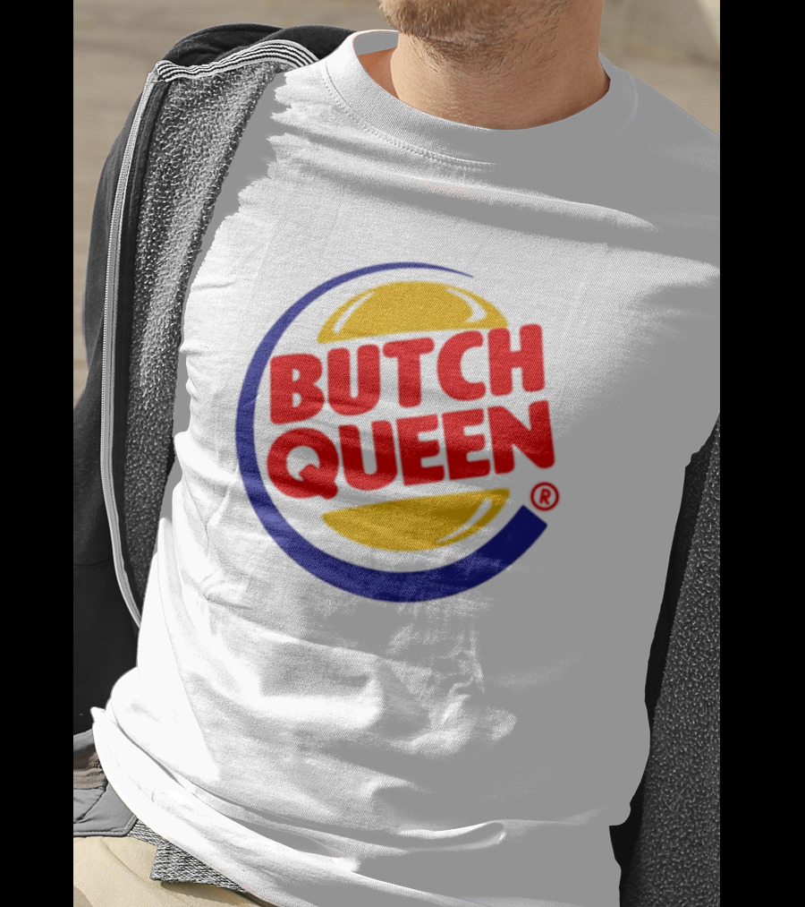 Rickhoeins Butch Queen Retro Fast Food Logo Style T-Shirt