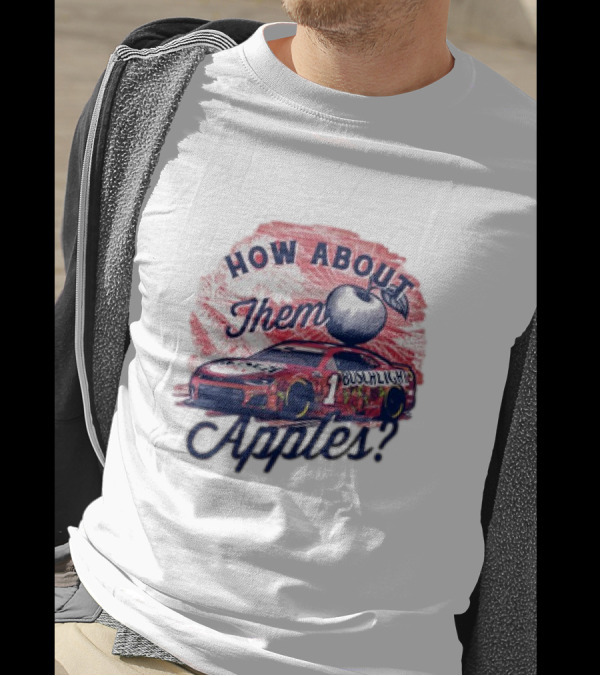 Ross Chastain How About Them Apples Busch Light #1 Racing Car T-Shirt