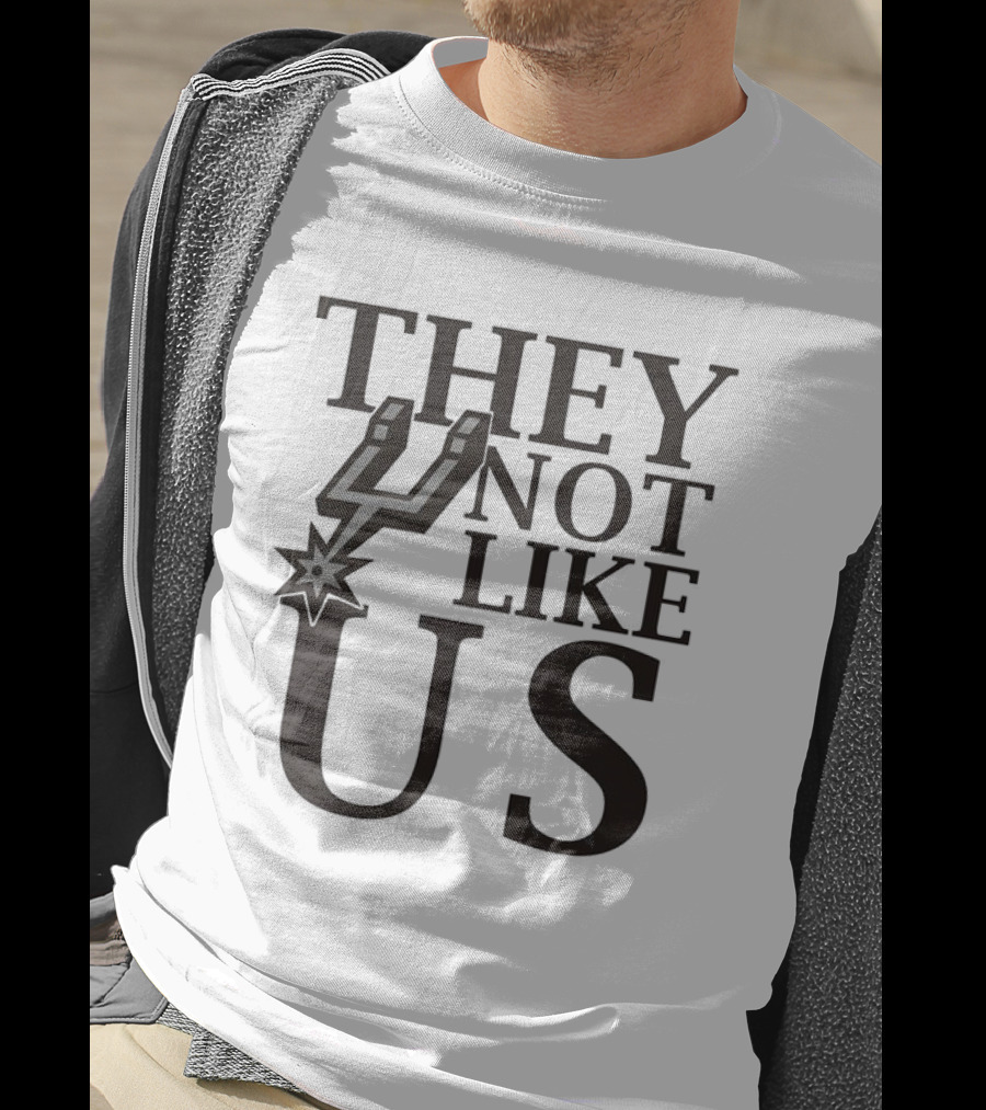 San Antonio Spurs They Not Like Us With Iconic Spur Symbol T-Shirt