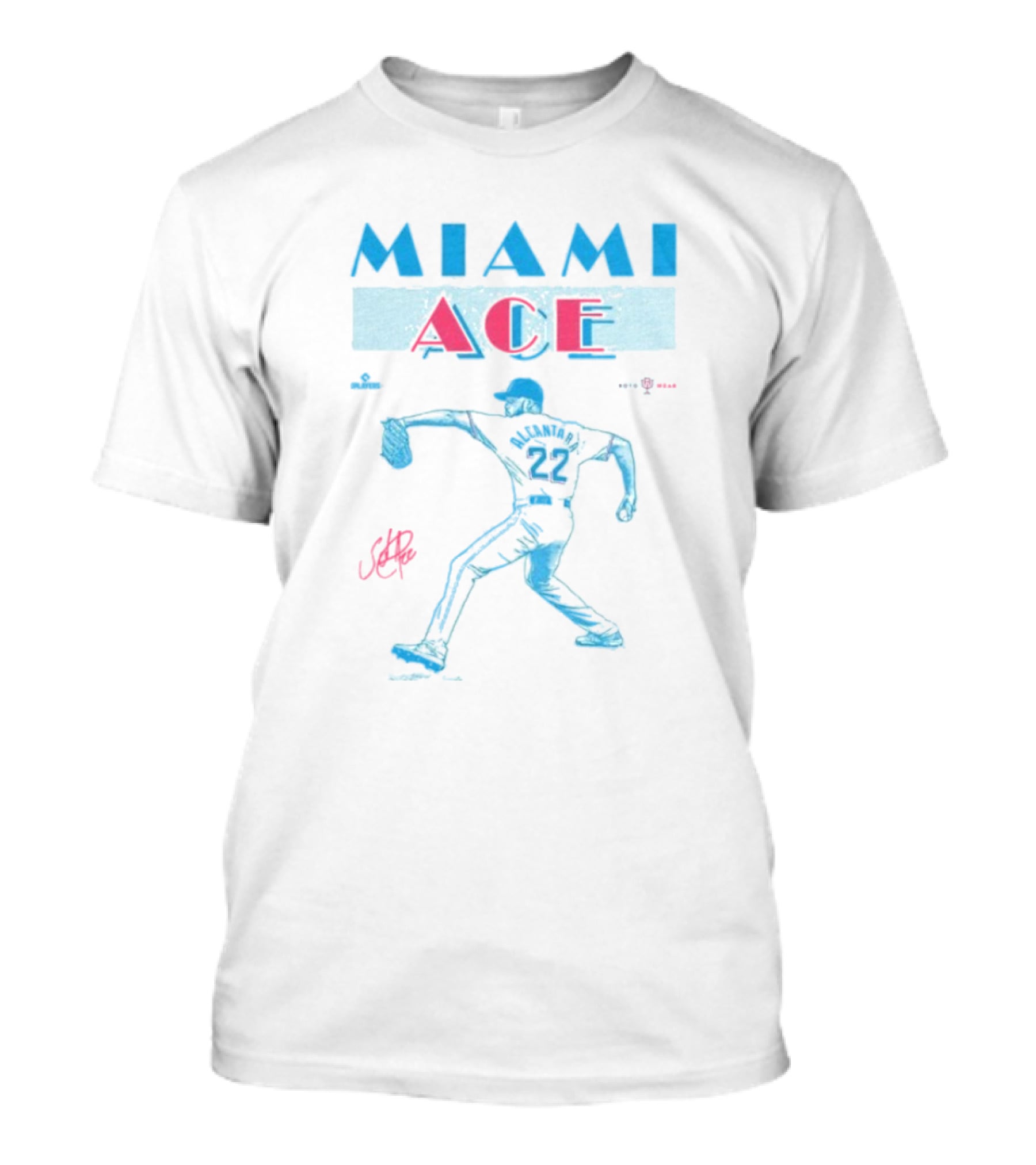 ```Sandy Alcántara 22 Miami Ace Miami Marlins``` T-Shirt