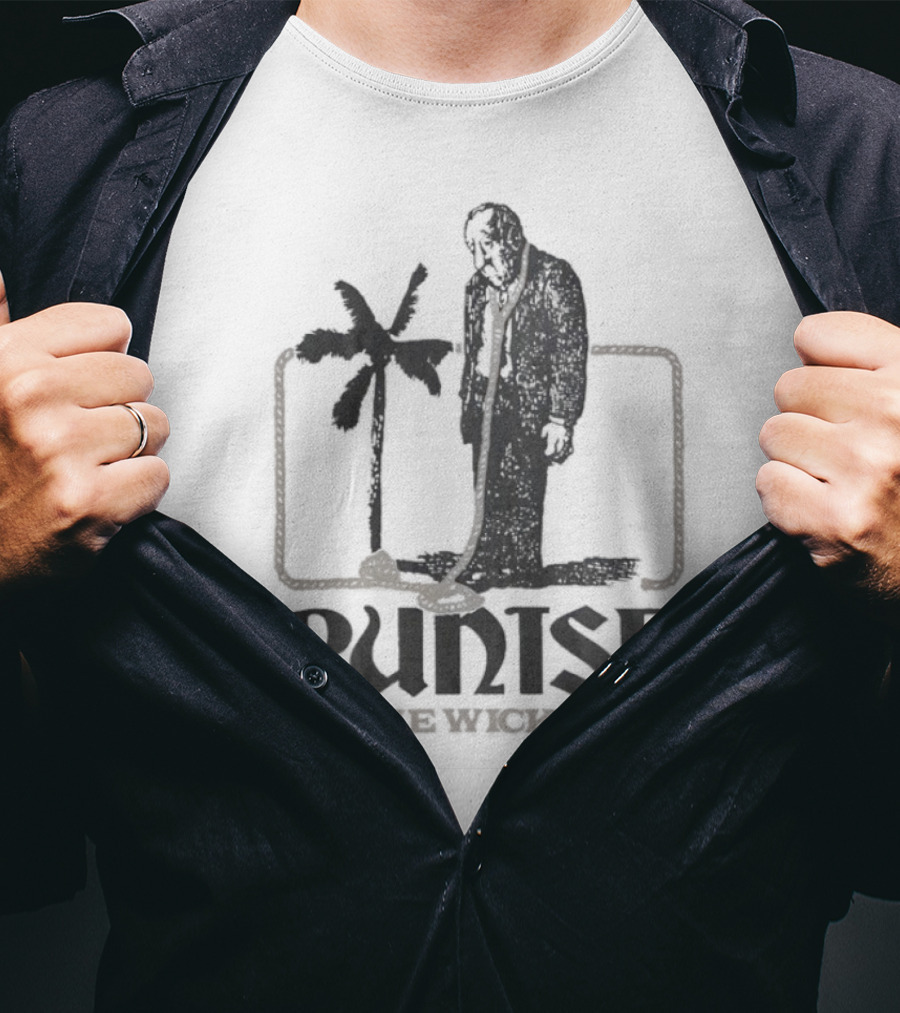 Punish The Wicked Palm Tree Hanging T-Shirt