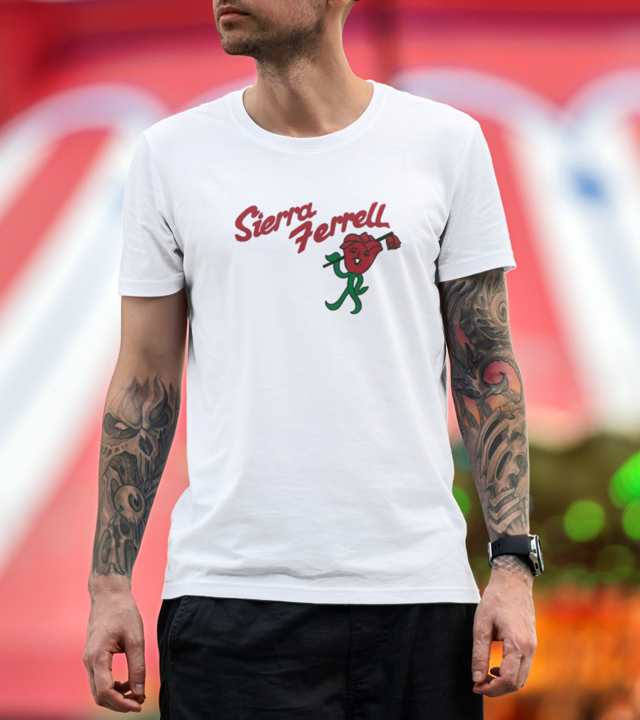 Sierra Ferrell Ramblin’ Rose Walking Flower Illustration T-Shirt