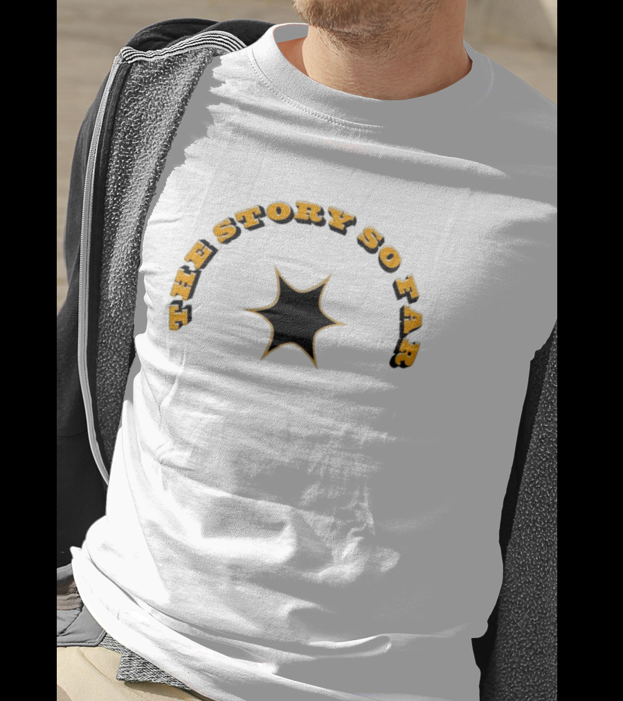 The Story So Far Star Outline Arch Yellow Text T-Shirt