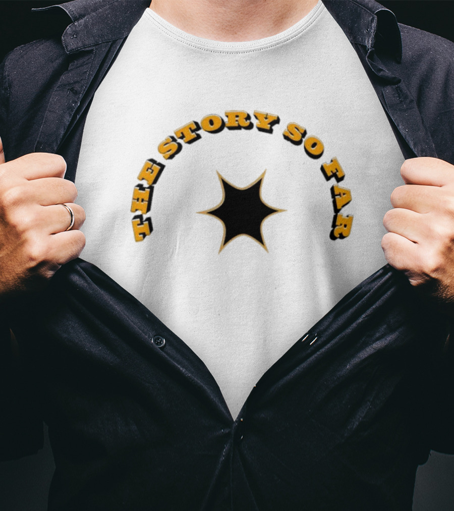The Story So Far Star Outline Arch Yellow Text T-Shirt