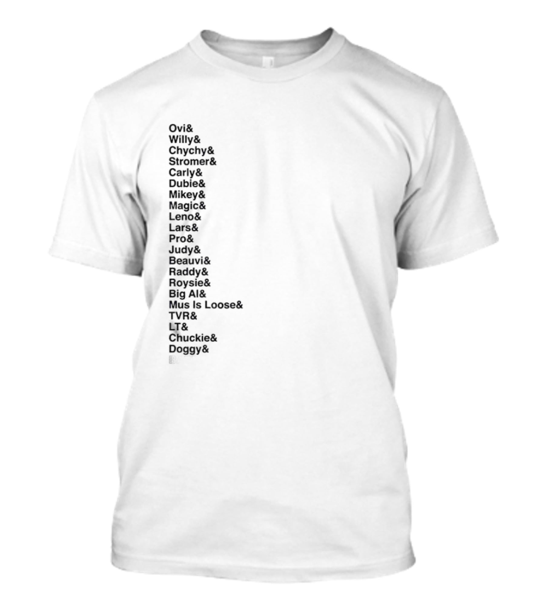 Washington Hockey Legends Team Players List The Babes T-Shirt