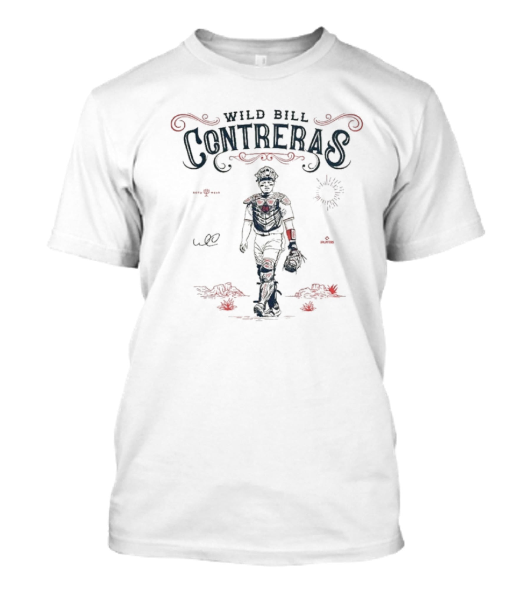 Wild Bill Contreras Western Cowboy Scene T-Shirt