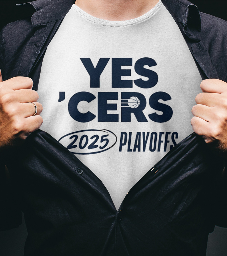 YES 'CERS 2025 NBA Playoffs Basketball T-Shirt