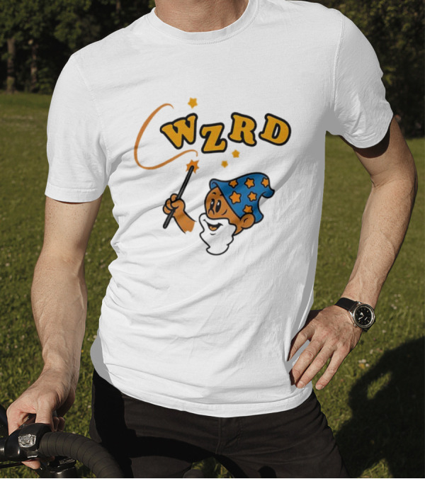 Wzrd Wizard Hat Stars And Wand Graphic T-Shirt