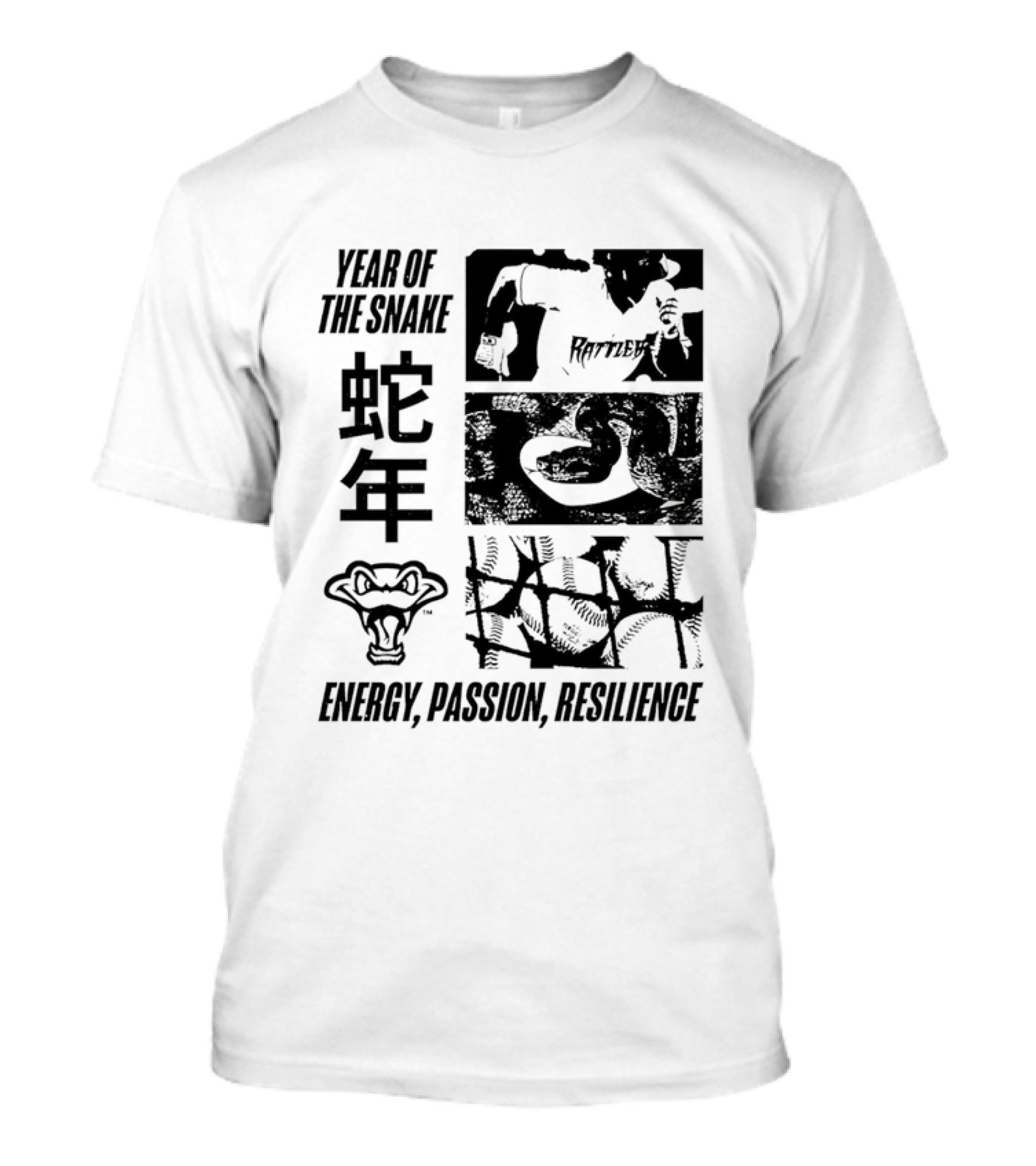 Wisconsin Timber Rattlers Year Of The Snake Energy Passion Resilience Retro Sports Style T-Shirt