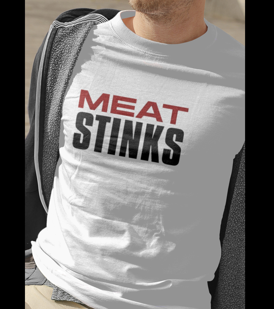 The Conners Darlene Conner Meat Stinks Bold Red Lettering T-Shirt