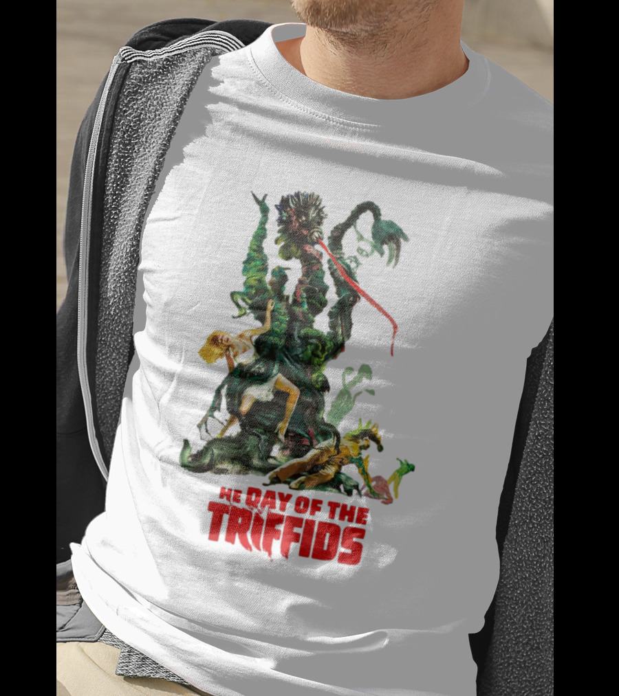 The Day Of The Triffids Classic Movie Horror Imagery T-Shirt