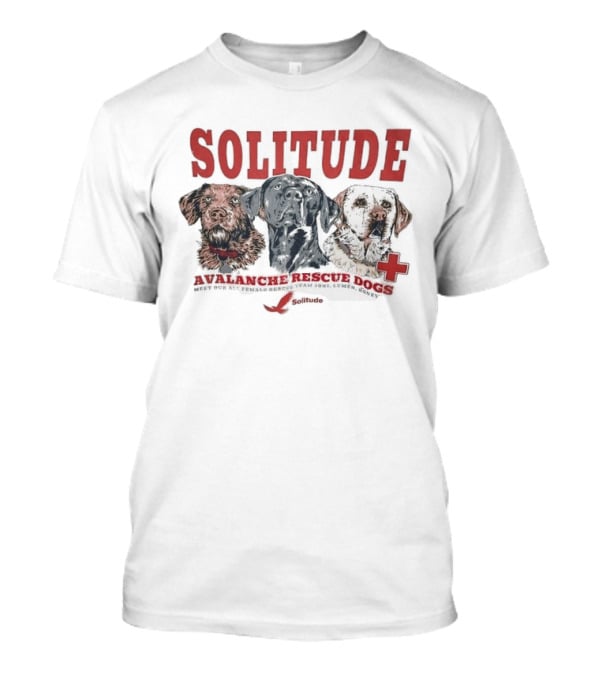 Solitude Avalanche Rescue Dogs Cross Team Joni Lumen Honey T-Shirt
