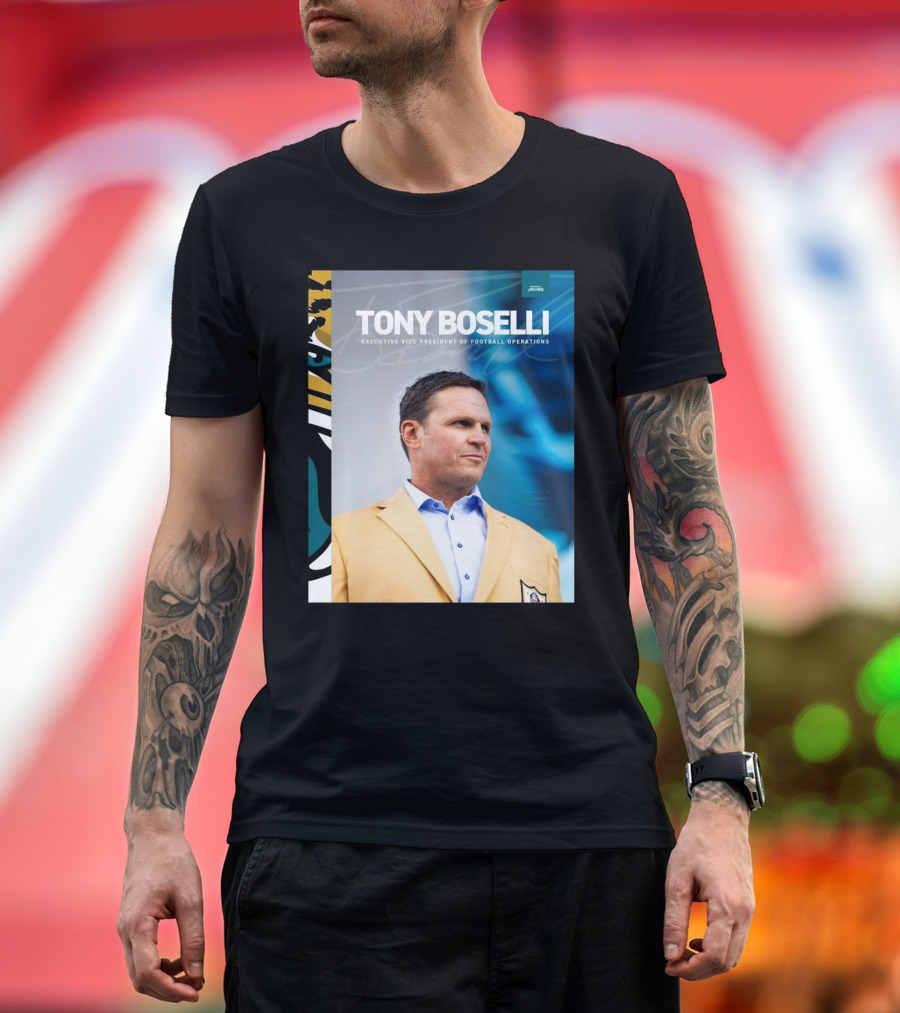 Jacksonville Jaguars Tony Boselli Executive Vice President of Football Operations T-Shirt
