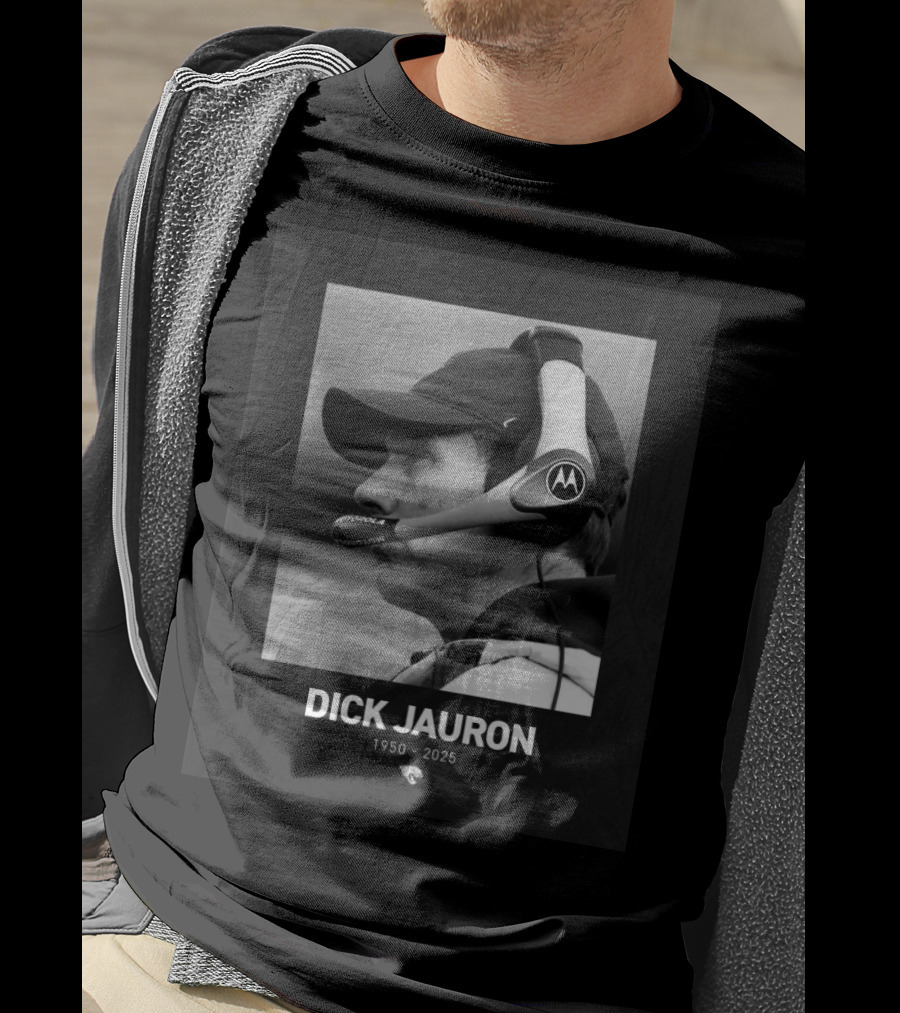 Dick Jauron 1950-2025 Memorial Jacksonville Jaguars Tribute T-Shirt