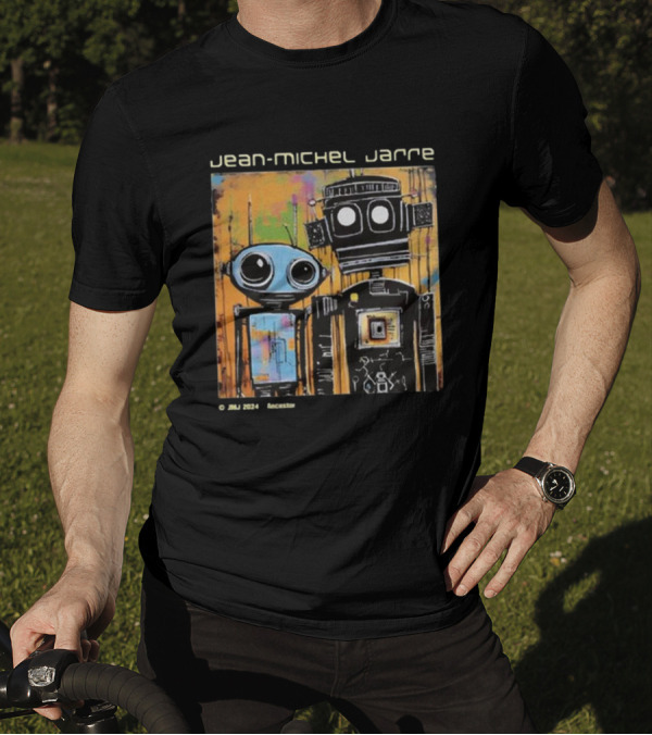 Jean-Michel Jarre Ancestor Two Robots Artwork T-Shirt