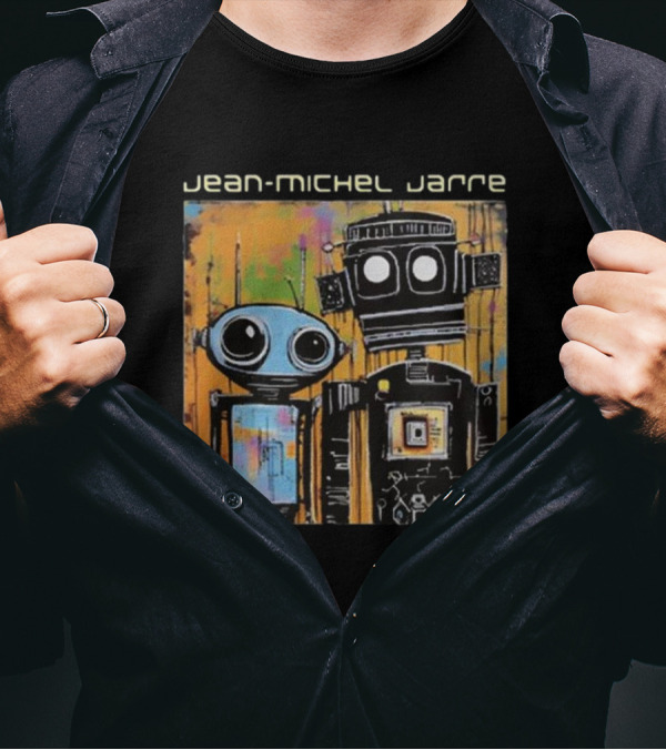Jean-Michel Jarre Ancestor Two Robots Artwork T-Shirt