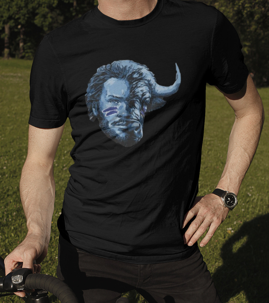 Josh Allen Buffalo Hybrid Face T-Shirt