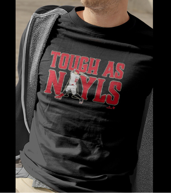 Tough As Nayls Josh Naylor 22 Swing Baseball Player T-Shirt