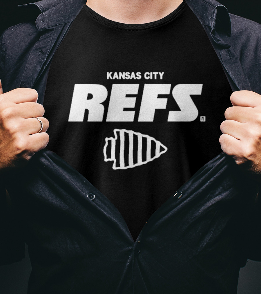 Kansas City Refs Referee Whistle T-Shirt