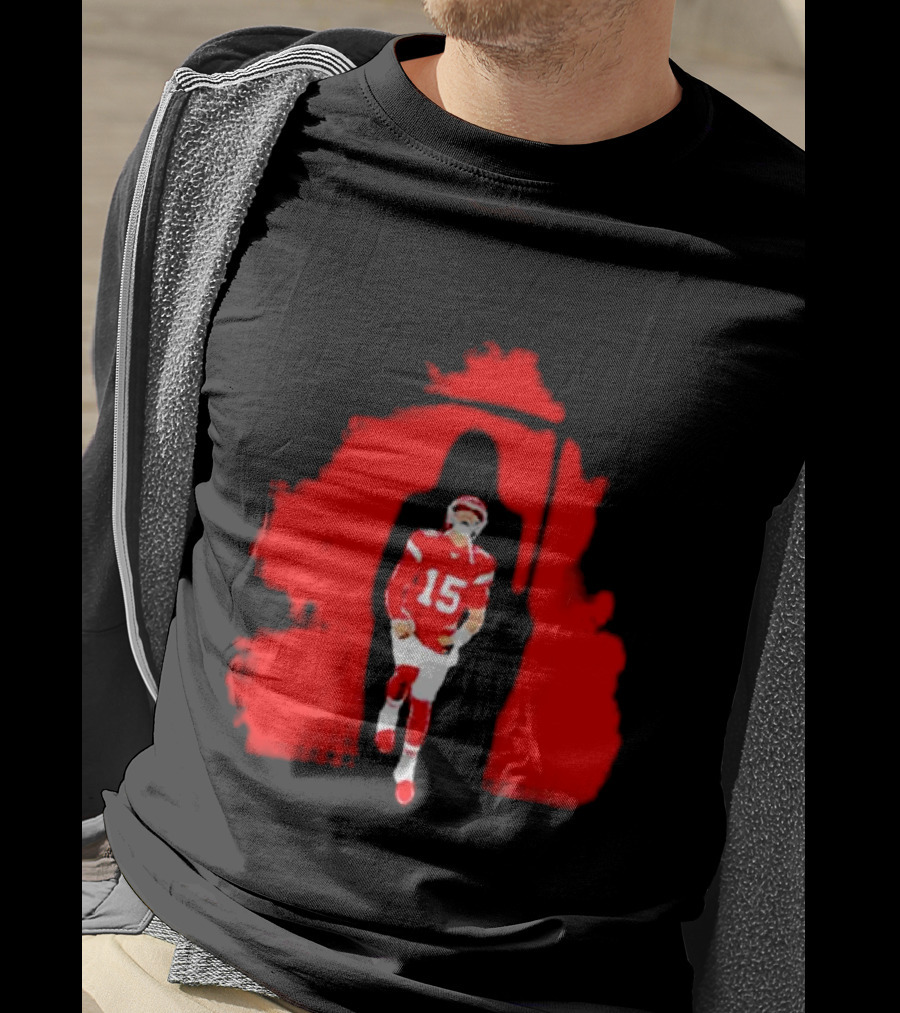 KC Chiefs Patrick Mahomes Shadow 15 Reaper T-Shirt