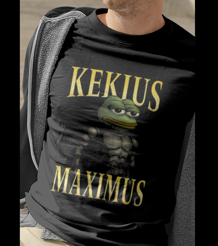 Kekius Maximus Gladiator Frog Armor T-Shirt