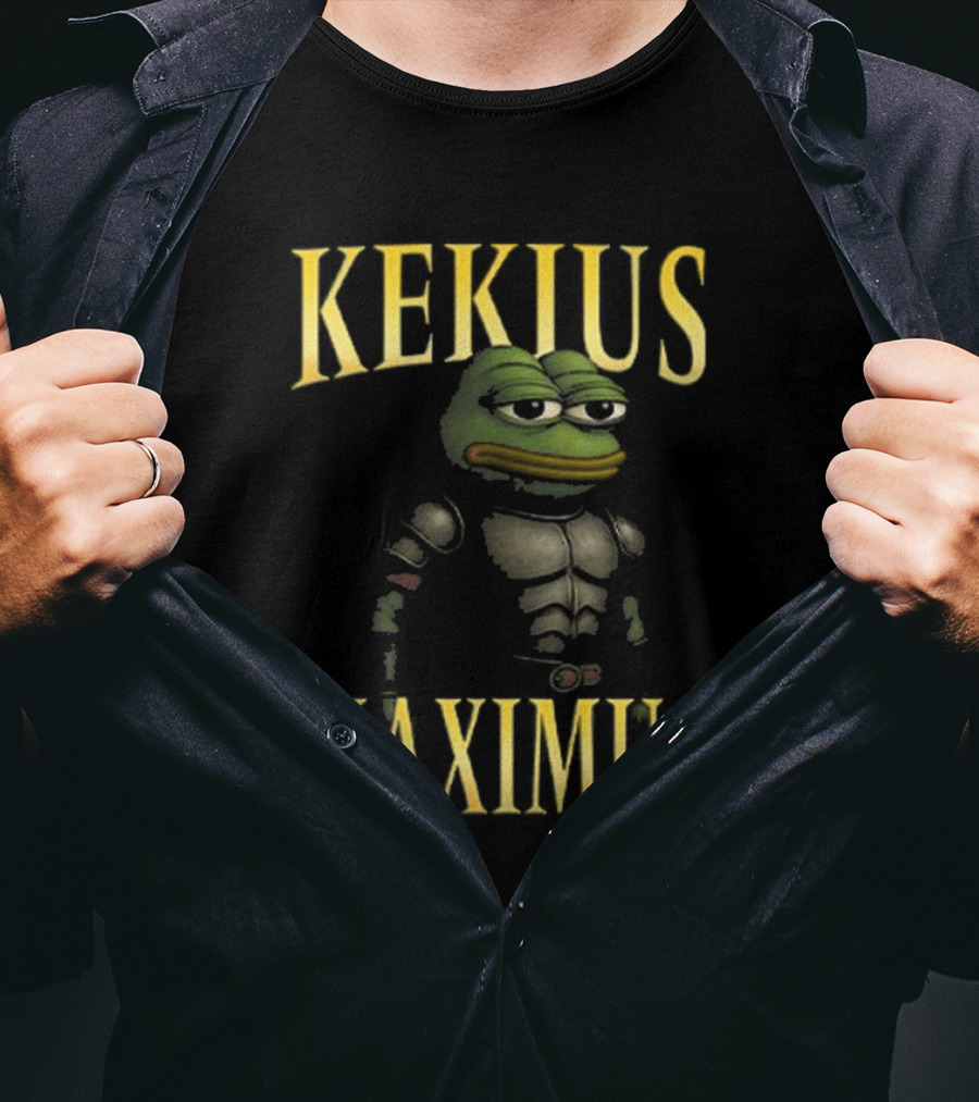 Kekius Maximus Gladiator Frog Armor T-Shirt