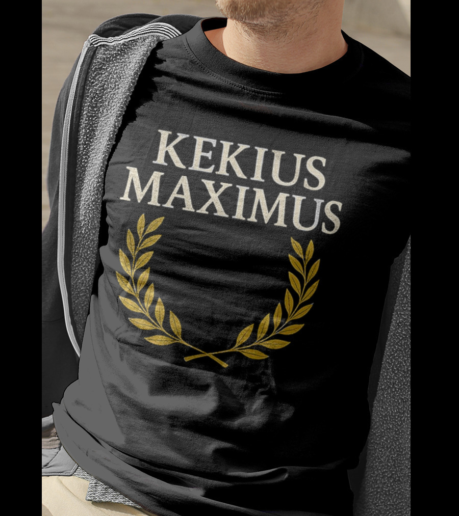 Kekius Maximus Laurel Wreath Emblem T-Shirt