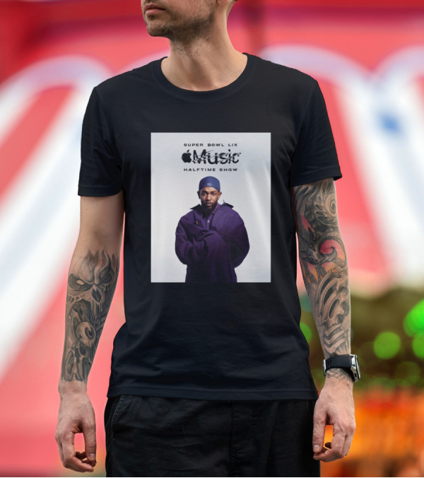Premium T-Shirt: Super Bowl LIX Apple Music Halftime Show Kendrick Lamar T-Shirt Super Bowl LIX Apple Music Halftime Show Kendrick Lamar T-Shirt